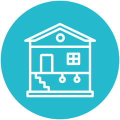 Basement vector icon illustration of Home Improvements iconset.