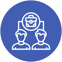 Business Relationship vector icon illustration of Human Resource iconset.