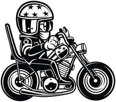 chooper biker.eps