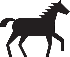 Horse icon symbol vector image Illustration
