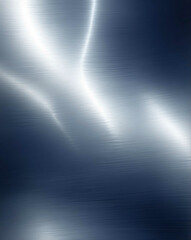 Fototapeta premium Brushed steel texture with silver to navy blue gradient