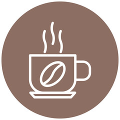 Coffee Cups vector icon illustration of Party and Celebration iconset.