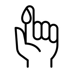 Fototapeta premium Bleeding icon