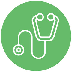 Stethoscope vector icon illustration of Pharmacy iconset.