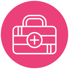 First Aid Kit vector icon illustration of Pharmacy iconset.