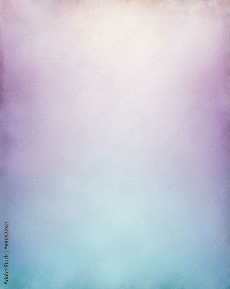 Canvas Prints Faded paper texture with pastel purple to sky blue gradient