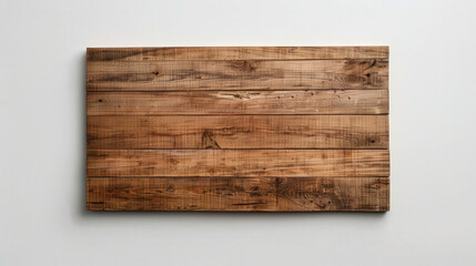 Wooden Signboard Display, an intricately designed wooden signboard on a white background, showcasing minimalist elegance, perfect for customizable text and creative presentations.