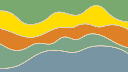 ABSTRACT BACKGROUND COLORFUL WITH HAND DRAWN SHAPES FLAT DESIGN VECTOR TEMPLATE FOR WALLPAPER, COVER DESIGN, HOMEPAGE DESIGN