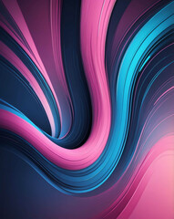 Fast motion lines with blue and pink gradients