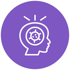 Infection Cluster vector icon illustration of Infectious Diseases iconset.