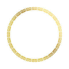 gold circular vrame vrctor.eps