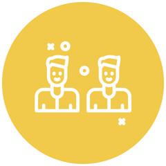 Smiling Face vector icon illustration of Friendship iconset.