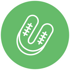 Mouth Guard vector icon illustration of Rugby iconset.