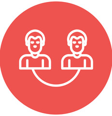 Customer Engagement vector icon illustration of Business Analytics iconset.