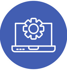 Automation vector icon illustration of Business Analytics iconset.