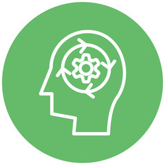 Adaptability vector icon illustration of Leadership iconset.