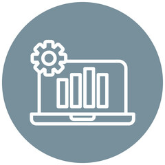 Functional Testing vector icon illustration of Quality Assurance iconset.