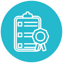 Quality Control vector icon illustration of Quality Assurance iconset.