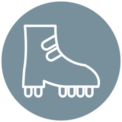 Hiking Boots vector icon illustration of Outdoor Fun iconset.