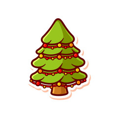 christmas-tree-colorful-decorative-lights-cartoon-vector.eps