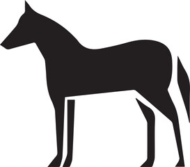 Horse icon symbol vector image Illustration
