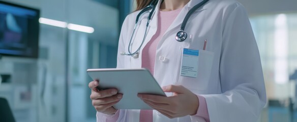 The Doctor Holding a Tablet