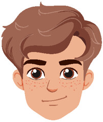 Smiling Boy Avatar Illustration