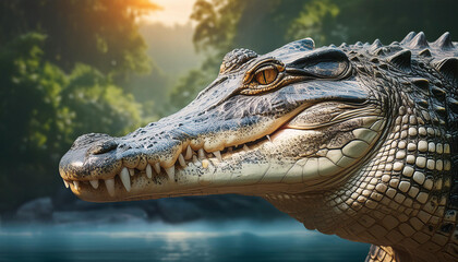 Fototapeta premium a Crocodile