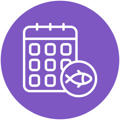 Fishing Season vector icon illustration of Fishing iconset.