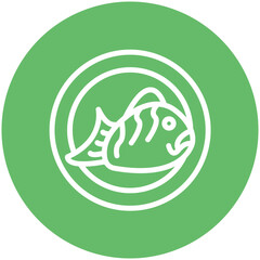 Taiyaki vector icon illustration of Street Food iconset.