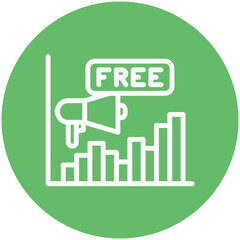 Free Market vector icon illustration of Gig Economy iconset.