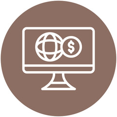 Freelancing vector icon illustration of Gig Economy iconset.