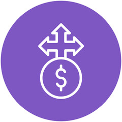 Flexibility vector icon illustration of Gig Economy iconset.