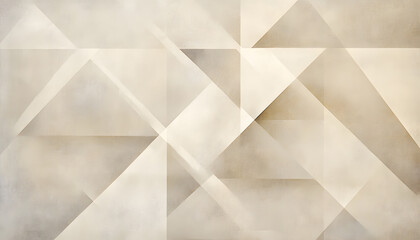 Fototapeta premium Clean, sharp geometric patterns in neutral tones, giving off a sleek, modern vibe