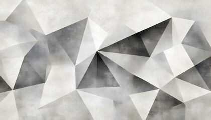 Fototapeta premium Clean, sharp geometric patterns in neutral tones, giving off a sleek, modern vibe