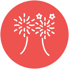 Fireworks vector icon illustration of Award Events iconset.