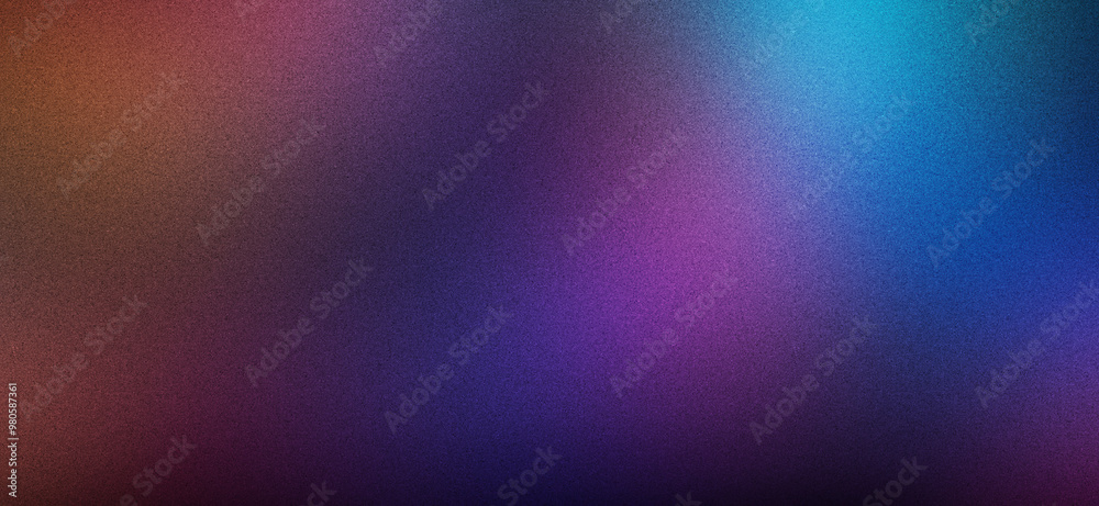Wall mural magenta color gradient background with a grainy texture