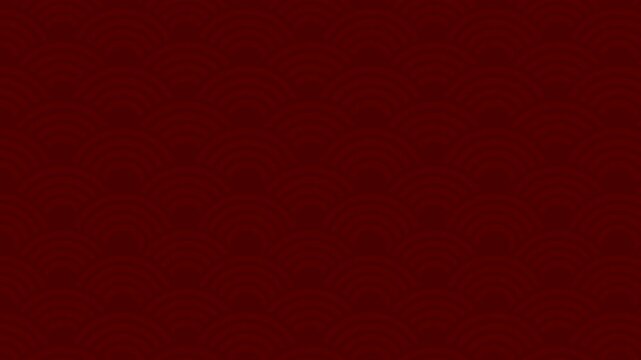 Japanese wave pattern video background, ramen noodle line illustration wallpaper texture 