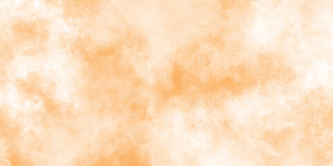 Old paper texture with stains and scratches, Hand painted abstract cloud texture, Paint leaks and ombre effects orange or brown watercolor, watercolor background textures with clouds and stains.