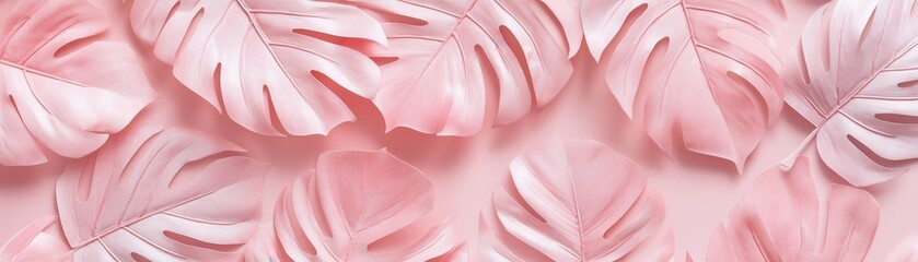Abstract pink floral background with soft textures.