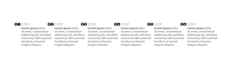 Infographic design with 6 options or steps. Infographics for business concept.