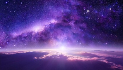 Galaxy Space background. Generated image