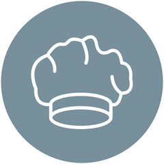 Chefs Hat vector icon illustration of Catering iconset.