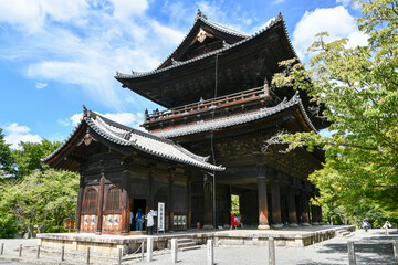 京都 南禅寺の三門 参拝入口