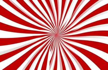Sunburst background. Red and white background with swirls of red, creating an abstract pattern. The center is filled with large lines
