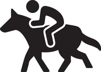 Horse icon symbol vector image Illustration
