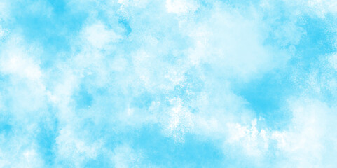 abstract surface blue watercolor painting cloudy sky background, Watercolor illustration art abstract blue grunge paper texture background, clouds in the blue sky with natural tiny clouds.