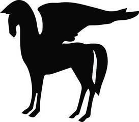 Horse icon symbol vector image Illustration
