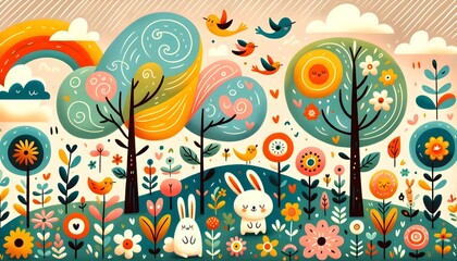 "Jardines Encantados: Aventuras de Colores"