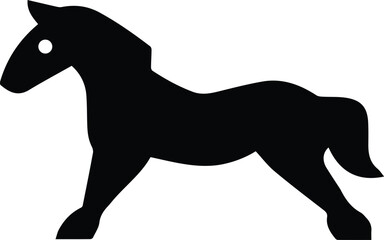 Horse icon symbol vector image Illustration
